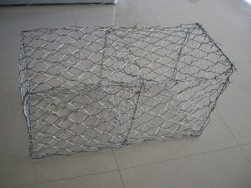 PVC Coated Hexagonal Wire Mesh Gabion Baskets (anjia-123)