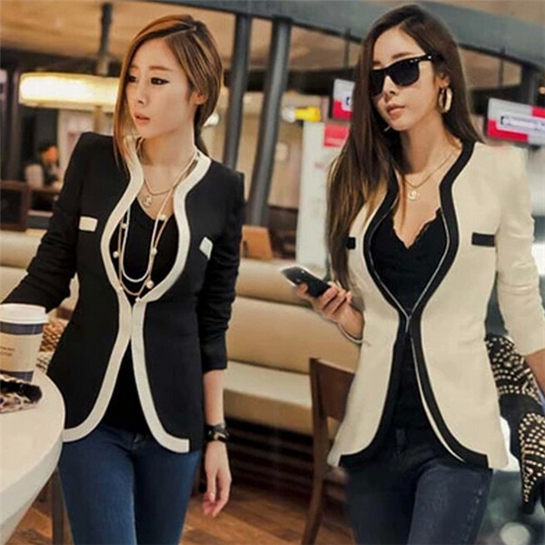 Korean Style Fashion Slim Fitting Women Business Suits (50175)