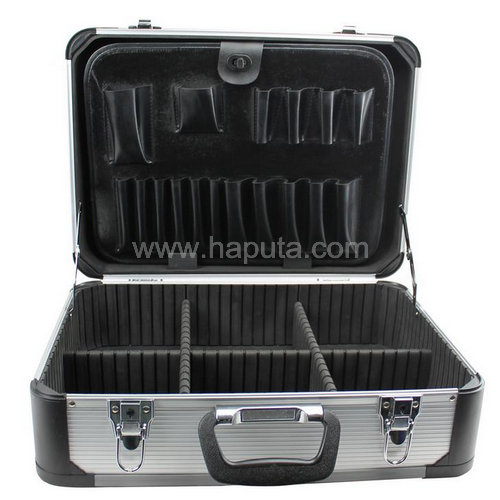 Portable Aluminum Tool Metal Chest with Pockets (Ht-2229)