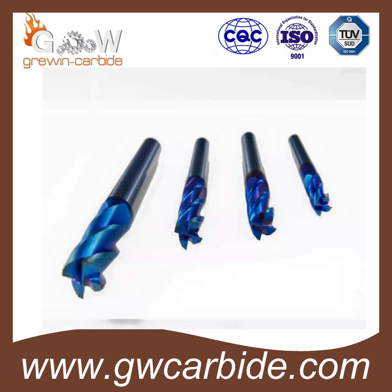 Tungsten Carbide End Mill 2/3/4 Flutes HRC45-50 55-60 65 68