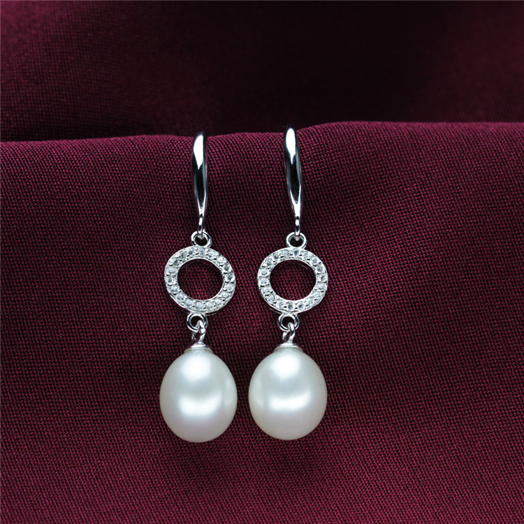 Long Style Natural Real Pearl Earring Jewelry