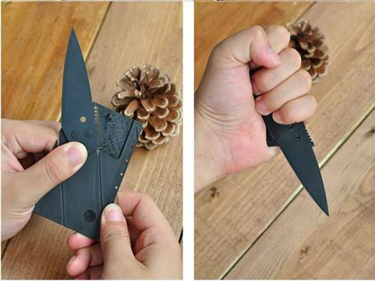 Cardsharp Credit Card Knife Folding Safety Pocket Knife (CL2C-CBL15)