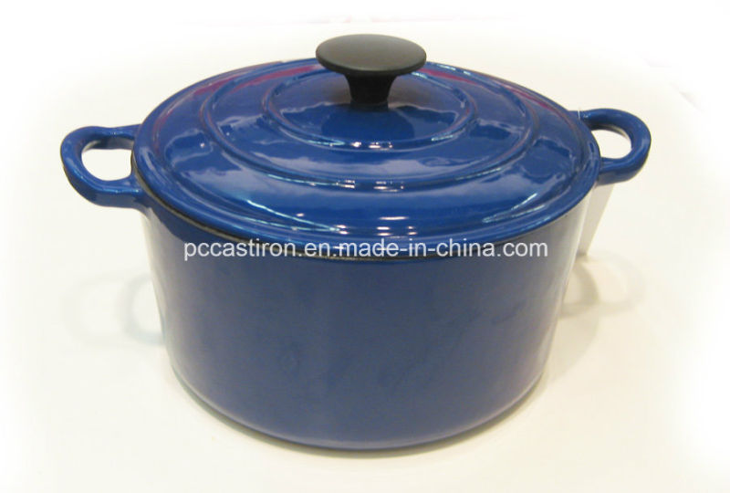 Popular Design Cast Iron Casserole Factory Dia 23cm