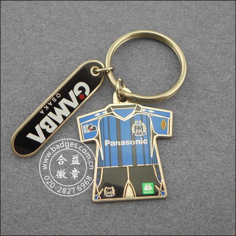 Metal Key Ring, Irregular Shape Key Chain (GZHY-KA-023)