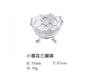 High Quality Glass Sweetmeat Bowl for Daily-Use Kb-Hn0369