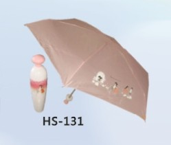 Auto Open Colorful Printing Bottle Umbrella (HSZ-14)