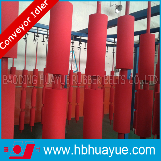 Conveyor System Pulley Roller, Steel Idler Roller (Dia89-159) Red Black Blue Green