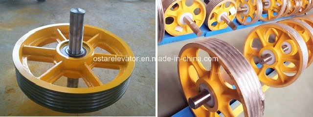 Elevator Parts with Cheap Price Cast Iron, Nylon Deflector Sheave (OS13)