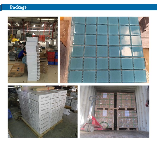 Modern Style Swimming Pool Glass Mosaic