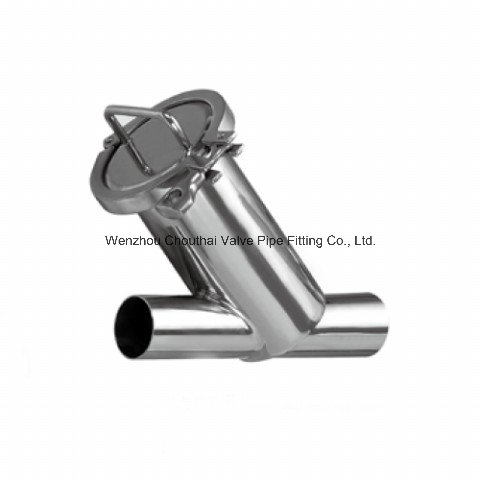 Stainless Steel Sanitary 90 - Degree Angle Filter