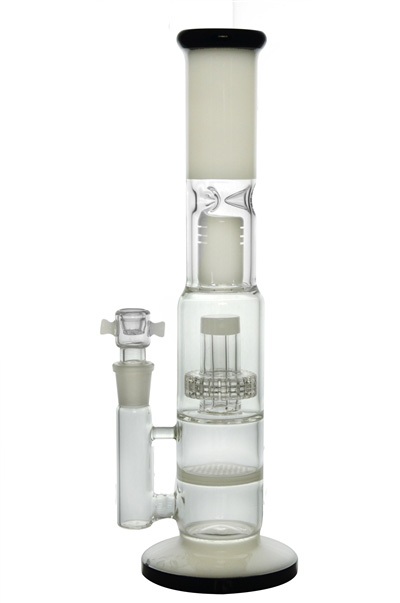 Ice Catcher Hookah Glass Smoking Water Pipe with Stereo Showerhead Perc (ES-GB-459)