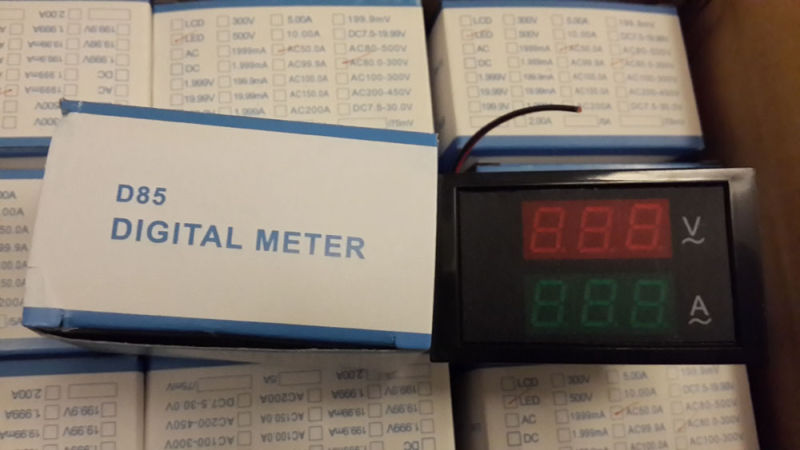 Dl85-2041 AC LED 3 Digits Ammeter and Voltmeter