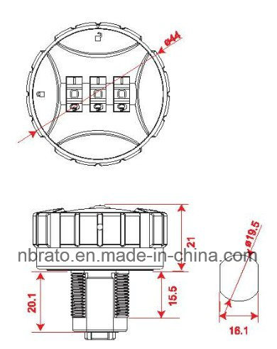 Round Combination Lock for Locker