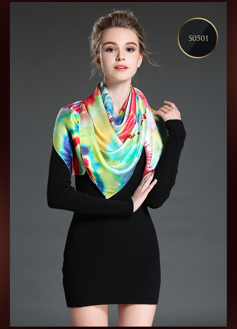 Elegant Digital Printing Women Scarves