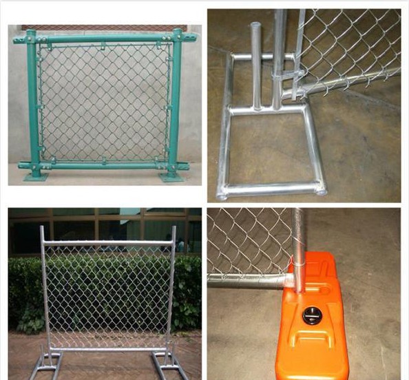 Galvanized Coated Temporary Wire Mesh Chain Link Fence (Anjia-089)