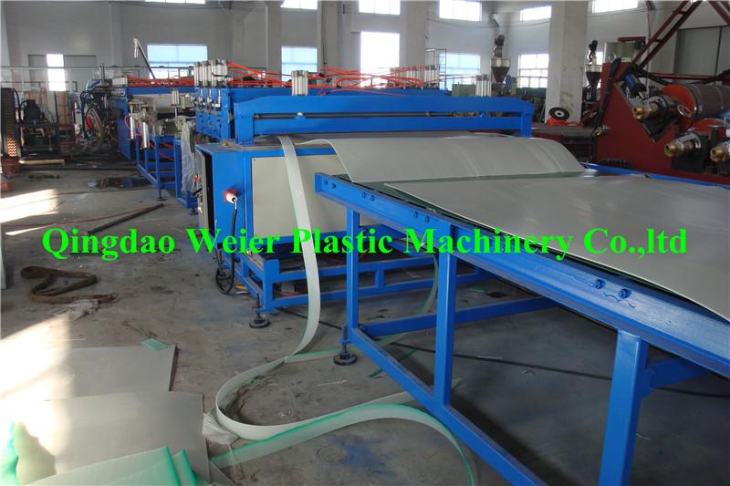 Width 1220mm PP/PE Hollow Corrugated Sheet Extrusion Line