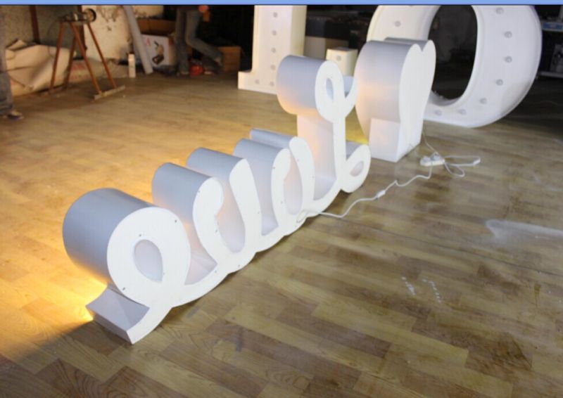 Room Decoration Bulb Letter Sign