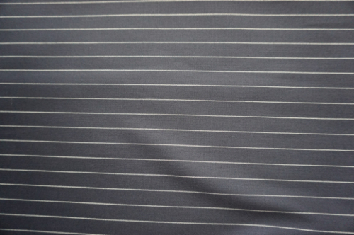 Strip Navy Wool Fabric of 100% Wool