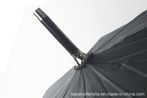 Rubber Painting Handle 8k Golf Umbrella with Bordering