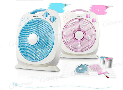 10 Inch Electric Mini Plastic Box Fan with Timer