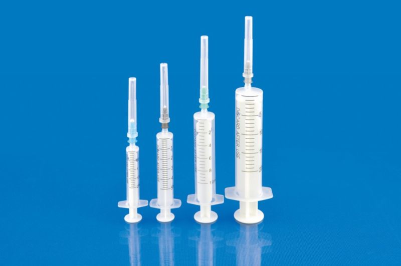 2 Parts Syringe with CE ISO SGS GMP TUV