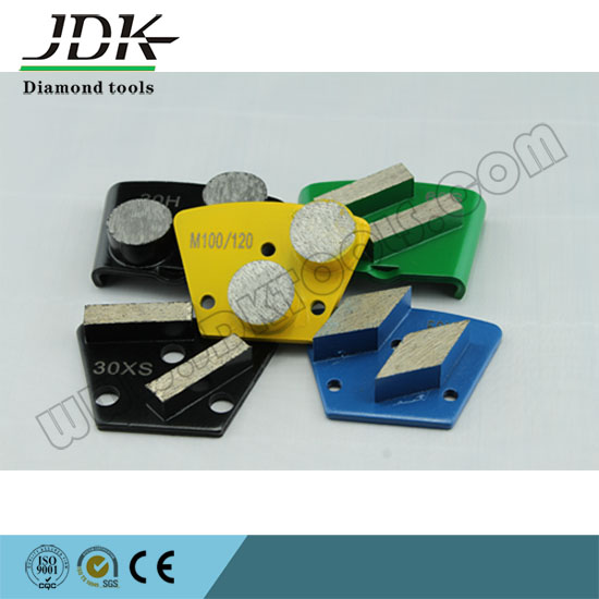 Diamond Trapezoid Grinding Plates Concrete Floor