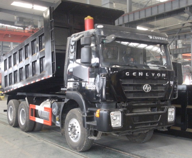 China Truck Hongyan Genlyon 10 Wheeler Dump Truck