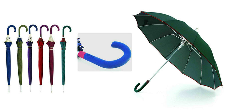 12 Ribs Automatic Fiberglass Windproof Edge Umbrella (YS-SM25123515R)