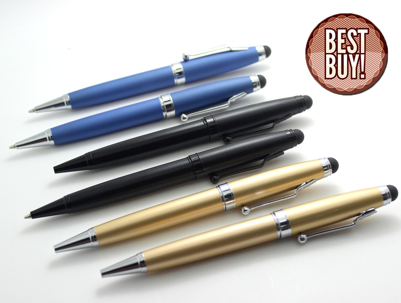 Fashionable Stylus Metal Ball Pen with Twist Action