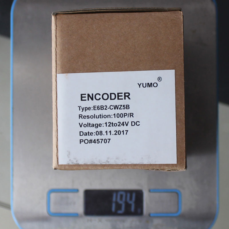 Yumo E6B2-CWZ5B 100PPR 12V 24V DC Shaft Incremental Rotary Encoder