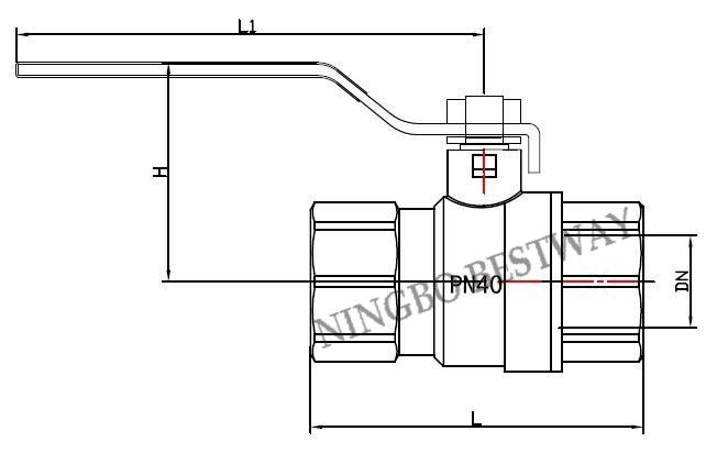 PN40 Bronze Ball Valve (BW-Q02A)