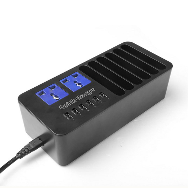 Universal 6 Ports 5V 9V 12V USB Charger with Receives Ark