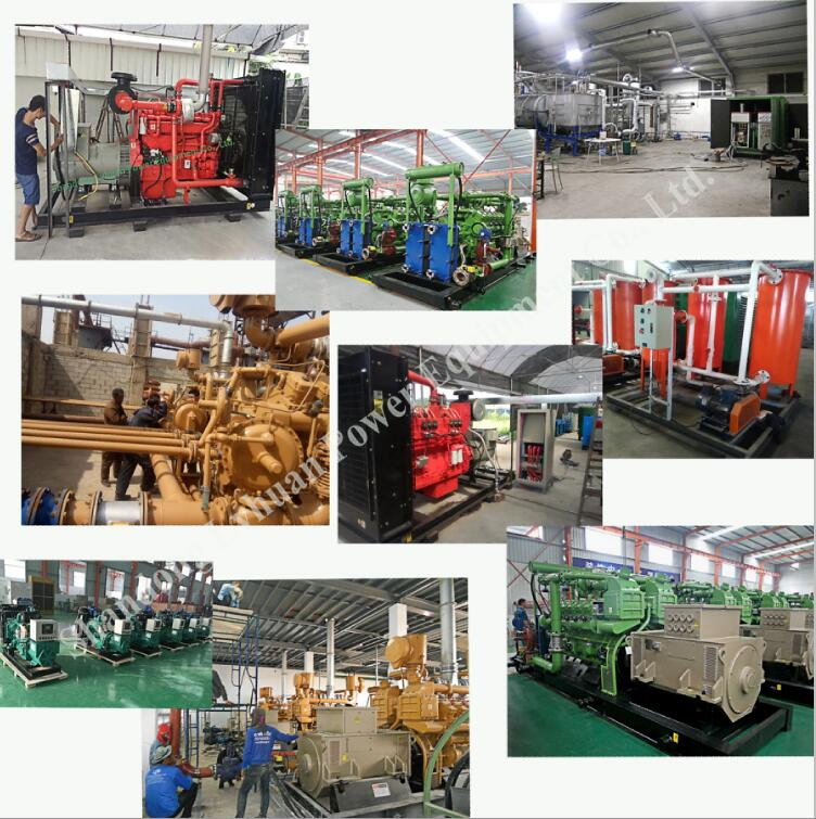 Biomass Generator with Fuel of Wood or Strew Gasification