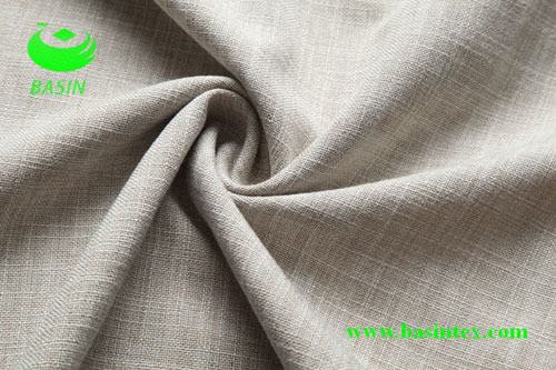 Polyester Imitation Linen Sofa Fabric (BS6044)