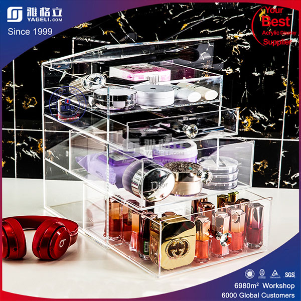 Cosmetic Organizer Jewelry Acrylic Storage Box