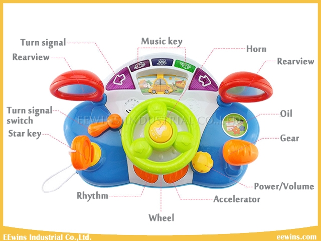 Baby Toys Steering Wheel Toys Intellectual Toys for Baby