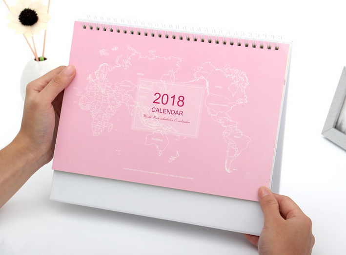 Customized New Year Gift Monthly Desk Calendar