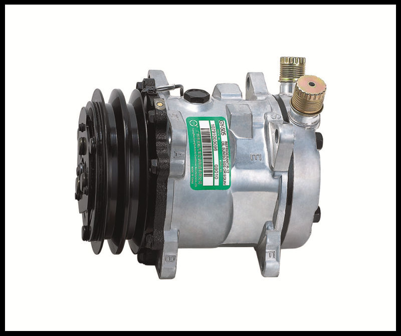 Excavator AC DC Air Compressor SD505 12V Air Conditioning Compressor Cheap with Good Quality