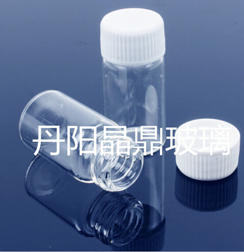 Clear Tubular Screwed Glass Vial for Medical and Cosmetic Packing