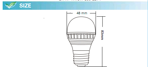G50 3W LED Bulb with RoHS