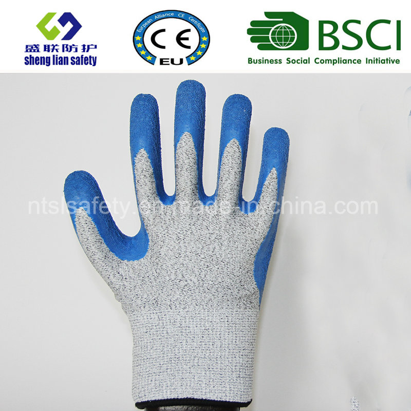 Cut Resistant Safety Work Glove with Latex Coated