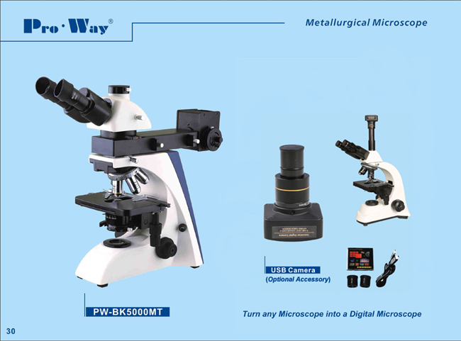 Professional High Quality Metallurgical Microscope (PW-BK5000MT)