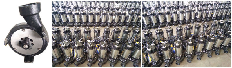 Stainless Steel Sewage Submersible Pumps with Cutting Impeller