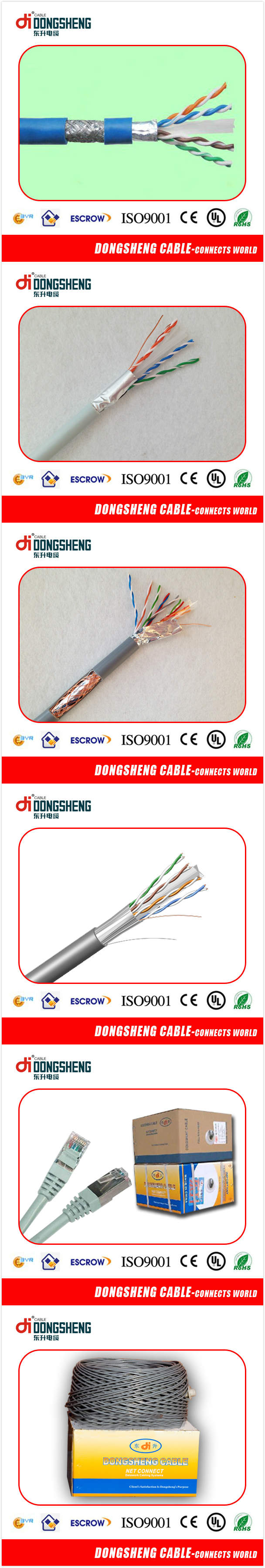 High Quality FTP Cat5e Patch Cable 3m Kinds of Color with Factory Price