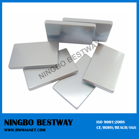 N35 Zn L20*20*1.5mm Neodymium Block Magnets