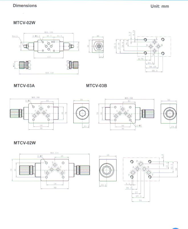 Mtcv Series Modular Throttle Check Valves