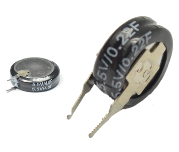 5.5V Coin Type Farad Capacitor V Type