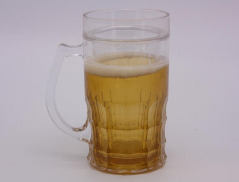 Double Wall Frosty Mug Frozen Ice Beer Mug for Promotional Gifts (HA09077-1)