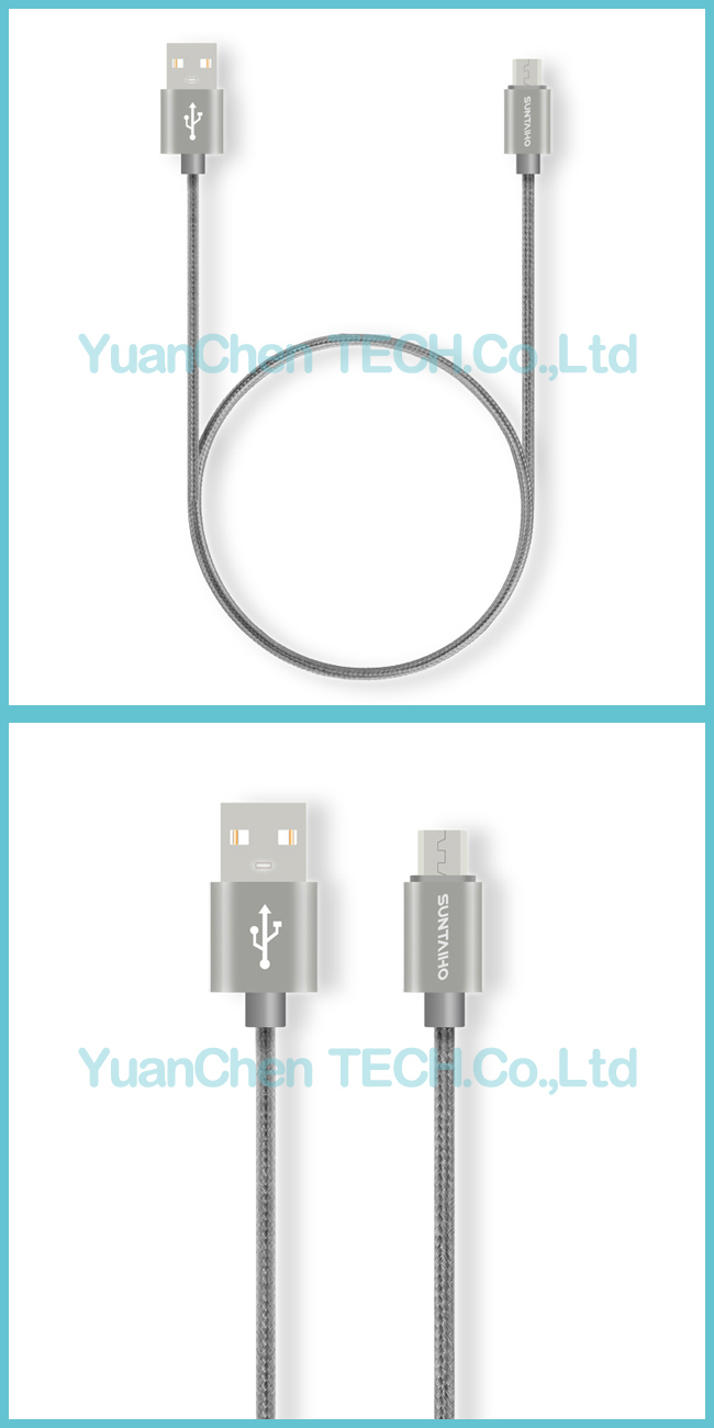 1m/2m/3m/5m Fast Charging Data Micro USB Cable for iPhone/Samsung