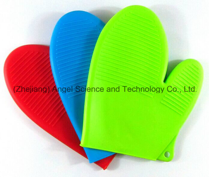 Short Silicone Cooking Baking Glove Rubber Glove Oven Mitten Sg13